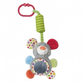 Lorelli Campanula plišana igračka za bebe Miš, 0m+