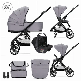 Lorelli kolica za bebe 3u1 Venice Grey, 0m+