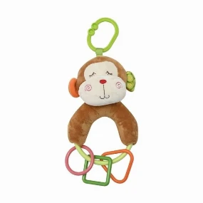 Lorelli plišana zvečka za bebe Figurice, Majmunče