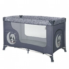 Lorelli Moonlight prenosivi krevetac 1 Nivo Cool Grey Pandas
