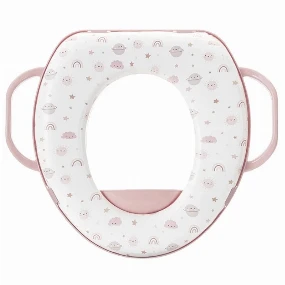 Lorelli Soft trening adapter za WC šolju, Plantes Pink