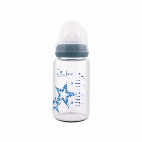 Lorelli staklena flašica sa Anti Colic cuclom Blue Stars 120ml, 0+