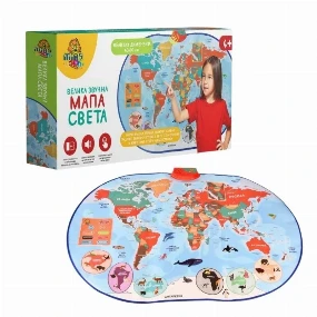 Milla Toys igračka za decu Velika Zvučna Mapa Sveta
