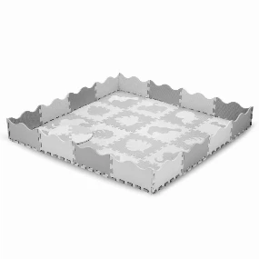 MoMi Zawi podloga za bebe - Puzzle od pene Grey