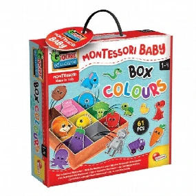 Montesori edukativna knjiga za decu, Boje