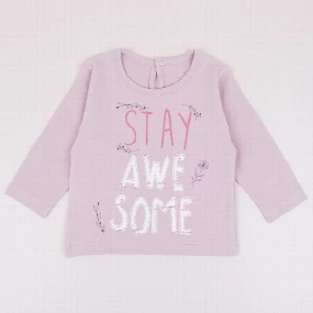 My Baby majica dugih rukava za devojčice Roze, 62-98