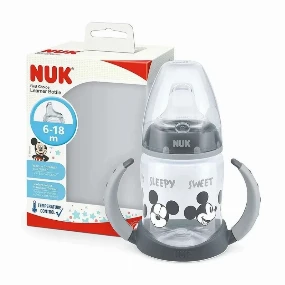 Nuk flašica za učenje sa ručkama Mickey, 6-18m