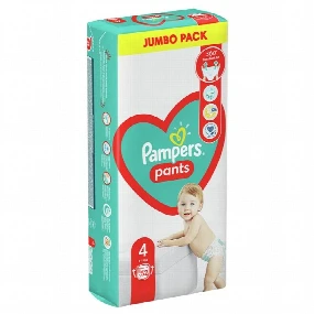 Pampers Pants pelene 4 Maxi, 9-15kg 52 kom