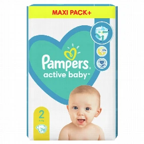 Pampers pelene Active baby JPM 2 mini, 76/1