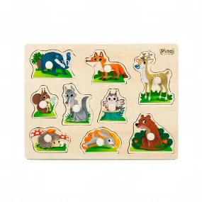 Pino drvena igračka Umetaljka Šumske životinje