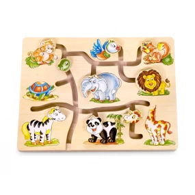 Pino drvena igračka Lavirint Džungla