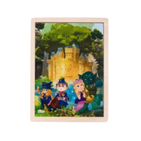Pino drvena igračka Slagalica Zamak