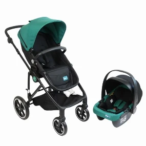 Puerri Oscar kolica za bebe 3u1 Dark Green, 0m+