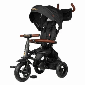 QPlay Rito Deluxe tricikl za decu Black, 10m+