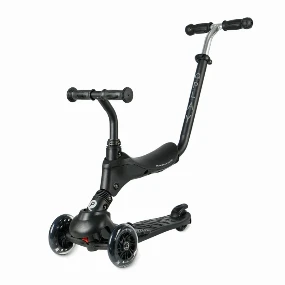QPlay Sema trotinet za decu 5u1, Black