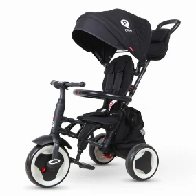 QPlay Rito Plus tricikl za decu Black, 10m+