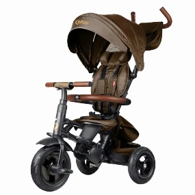 QPlay tricikl za decu Rito Deluxe 3u1 Brown