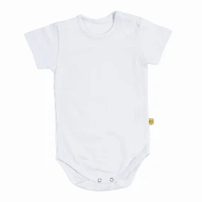 San-Tex bodi za bebe kratak rukav Bela, 56-86