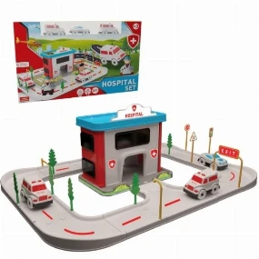 Set za igru Garaža - Hitna pomoć sa autićima