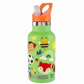Skip Hop dečiji termos sa stikerima Zelena