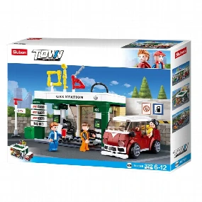 Sluban kocke Benzinska stanica, 322 kom