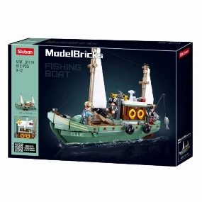 Sluban kocke Brod za pecanje, 610 kom