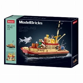 Sluban kocke Brod za pecanje sa ajkulom 592 kom