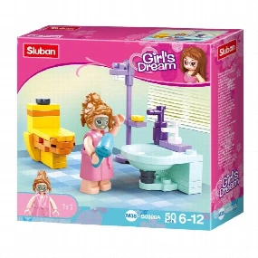 Sluban kocke Devojačko kupatilo, 50 kom