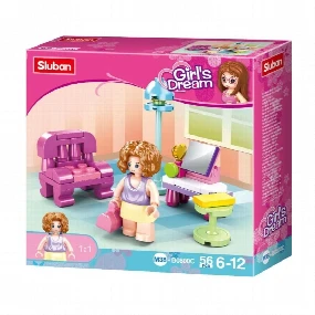 Sluban kocke Frizerski salon, 56kom