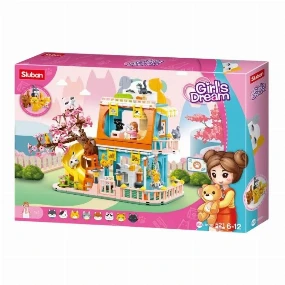 Sluban kocke Kućica za mačke, 521 kom