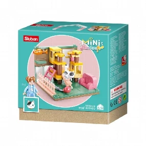 Sluban kocke Mini igralište za životinje, 103 kom