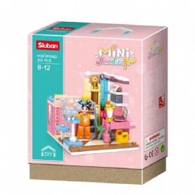 Sluban kocke Mini spavaća soba, 210 kom