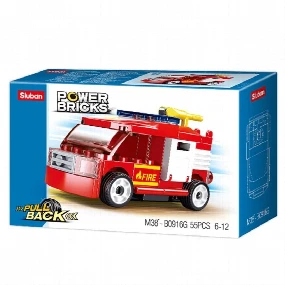 Sluban kocke Vatrogasno vozilo 55kom