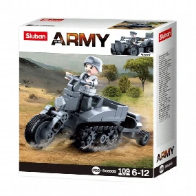 Sluban kocke Vojska motocikl, 109 kom