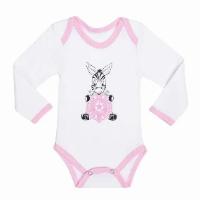 Stefan bodi za bebe dug rukav Zebra Partizan