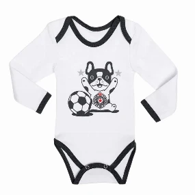 Stefan bodi za bebe dug rukav Buldog Partizan
