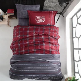 Stefan dečija posteljina Campus Crvena, 140x200 cm