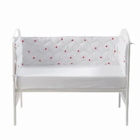 Stefan ogradica za krevetac Srca, Bela