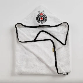 Stefan peškir za bebe sa kapuljačom Partizan