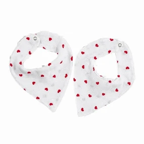 Stefan portikla od muslina za bebe 2/1 Srce