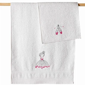 Stefan Textil peškir za bebe Set Balerina Bela