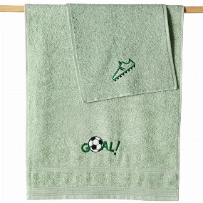 Stefan Textil peškir za bebe Set Fudbal Zelena