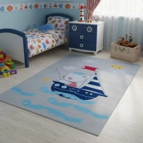 Tepih za dečiju sobu Meda moreplovac 120x180 cm