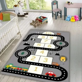 Tepih za dečiju sobu Uzbudljivo putovanje 140x220 cm