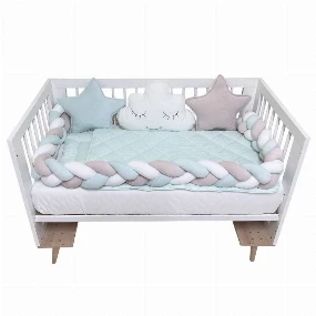 Textil komplet posteljina za krevetac Bambino Lux Mint, 120x60cm