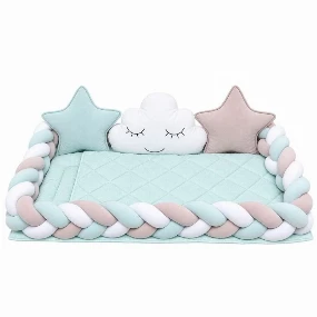 Textil komplet posteljina za krevetac Bambino Lux Mint, 120x60cm