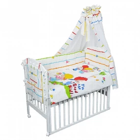 Textil komplet posteljina za krevetac Friends, 120x80 cm