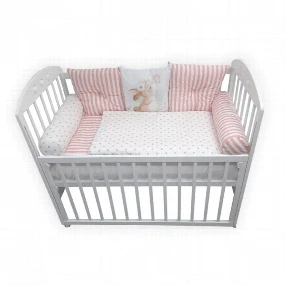 Textil komplet posteljina za krevetac Piccolino Puder Roze