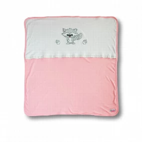 Textil letnja deka Šumsko carstvo Roze, 80x90 cm