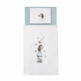 Textil posteljina za krevetac za bebe 3u1 Jež